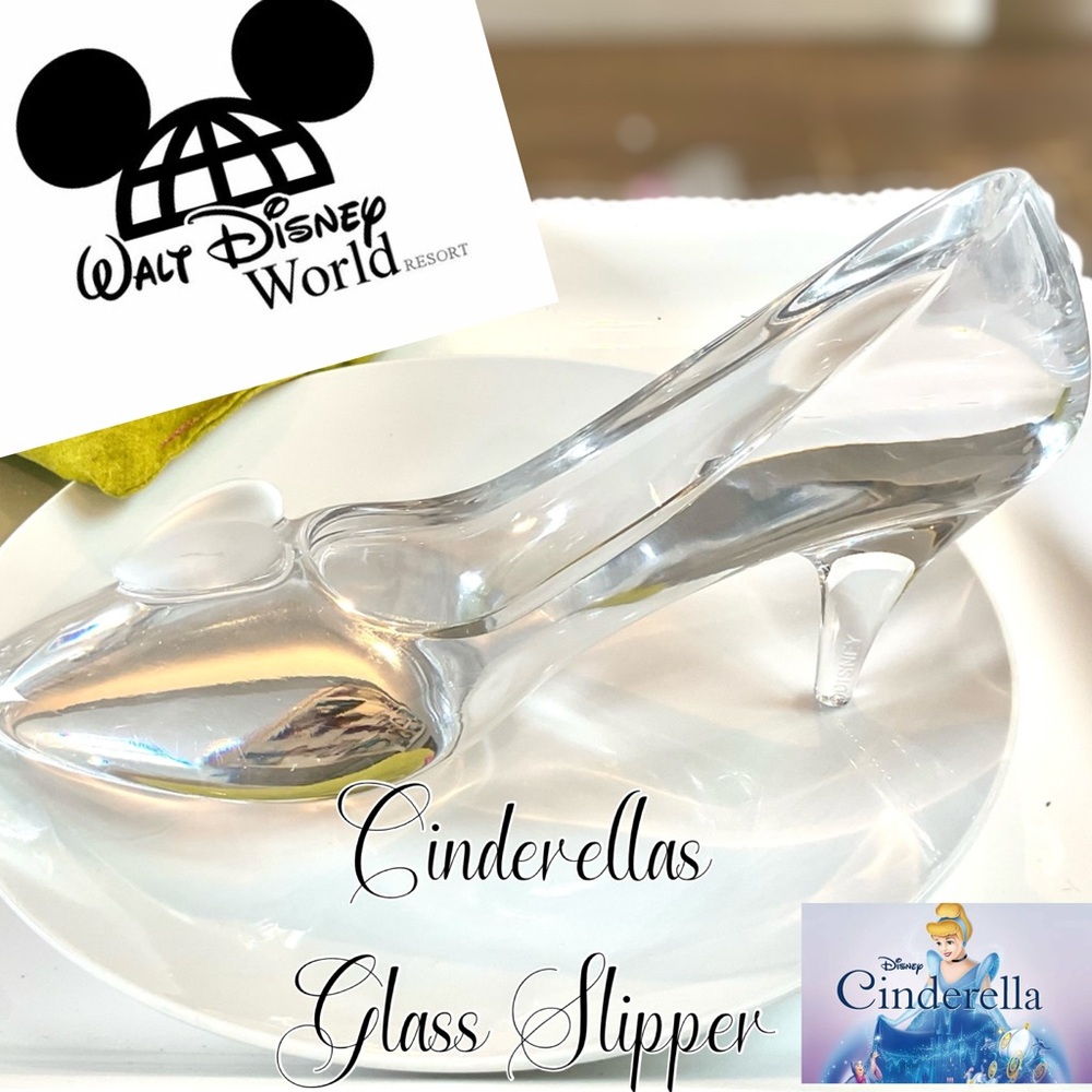Disney Cinderella Crystal Glass  Slipper
